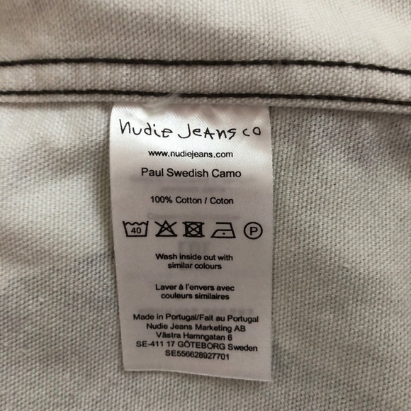 NUDIE jacket Paul Swedish Camo - large - Picture 8 of 8